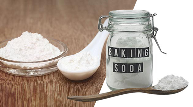Tẩy bồn cầu bằng Baking soda và muối